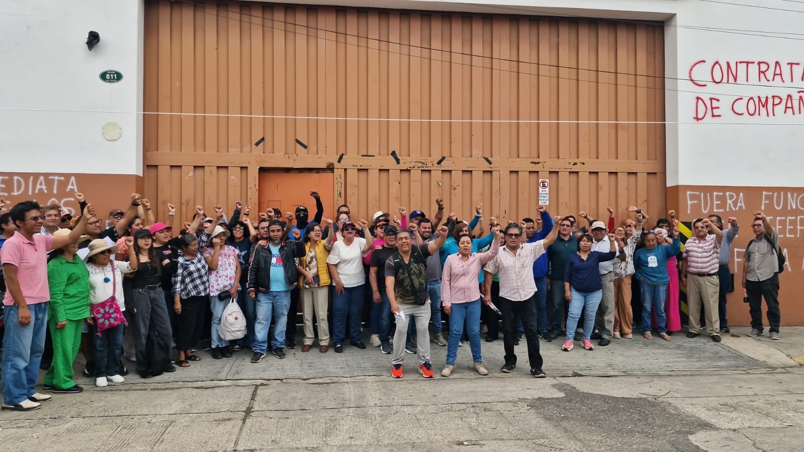 Personal de apoyo de la Sección 22 anuncia paro de 72 horas y toma de oficinas del IEEPO
