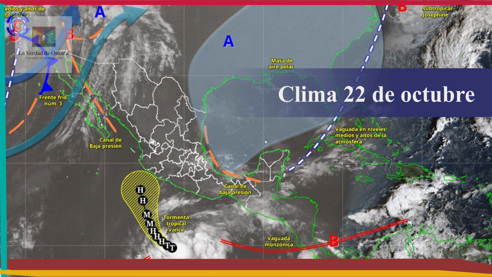 Prevén lluvias, bajas temperaturas y fuertes vientos en Oaxaca este jueves