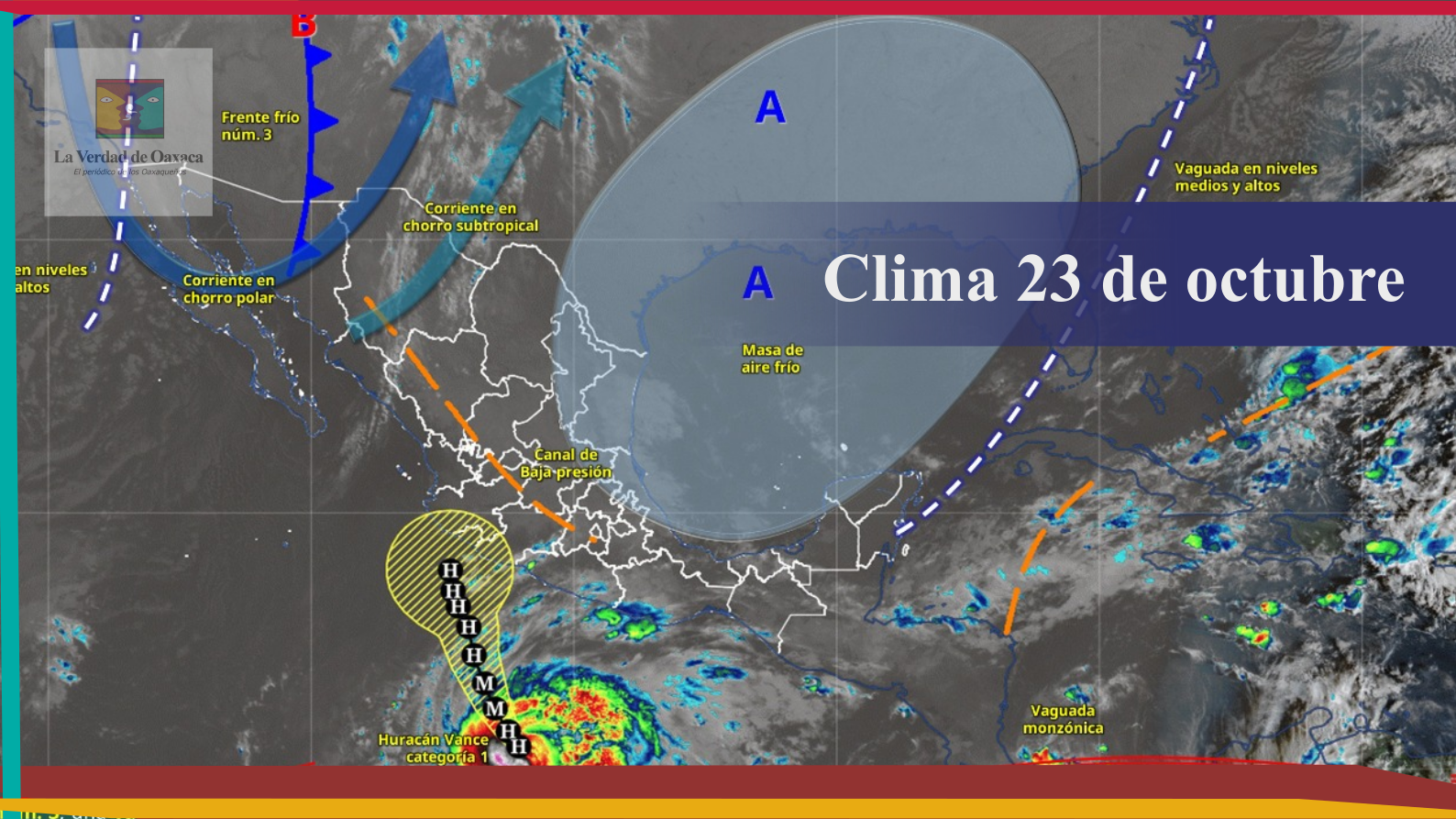 Prevén bajas temperaturas, fuertes vientos y oleaje elevado en Oaxaca este viernes